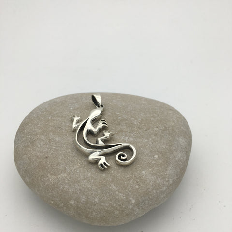 Open Gecko Pendant