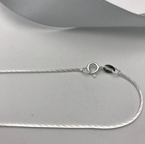 Flat Curb with twist 1.2 mm chain