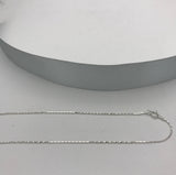 Sparkly Curb With Twist 1.1 mm Chain