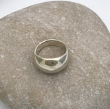 Sterling Silver Domed Plain Ring