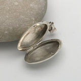 Oval Polished Locket Pendant