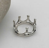 Sterling Silver Crown Ring
