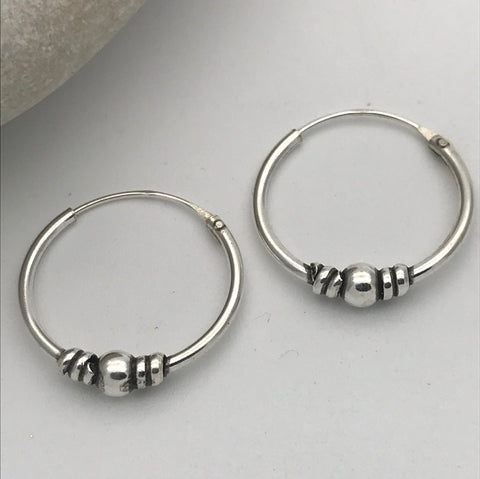 Tribal Karen Hoops 1 Earrings