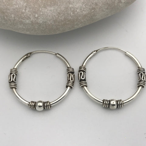 Tribal Karen Hoops 2 Earrings