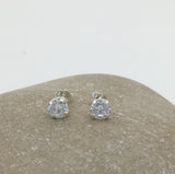 Diamond 5mm Solitaire Earrings