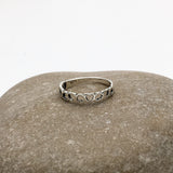 Sterling Silver Dainty Hearts Ring