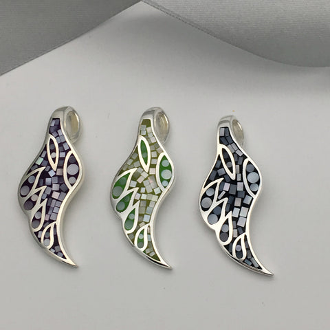 Wings Mother of Pearl Pendant