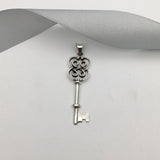 Scroll Key Pendant