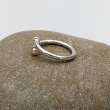 Pearl Crossover Ring