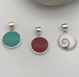 Lotus Flower Stone Pendant