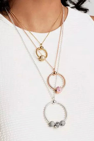 O Charm Pendant Necklace