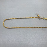 Glasses/mask gold extension chain chunky  gold