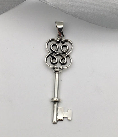 Scroll Key Pendant