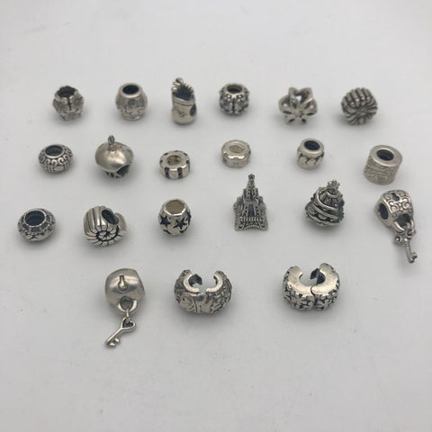 Sterling Silver European Large Hole Bead