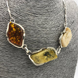 Stunning Contemporary Amber Necklace