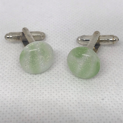 Cufflinks hand made glass