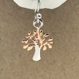 Dainty Tree of Life Drop Earrings