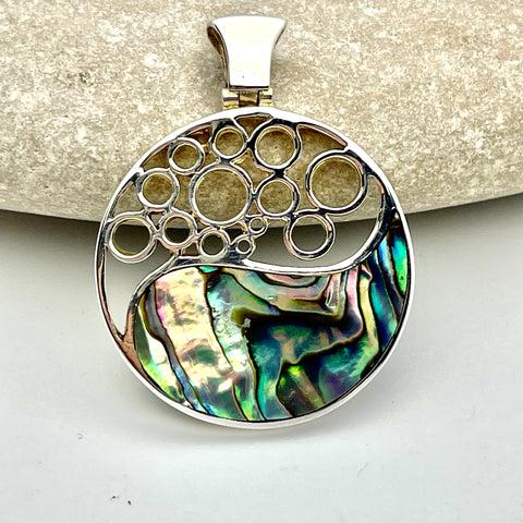 Abalone Circles Pendant