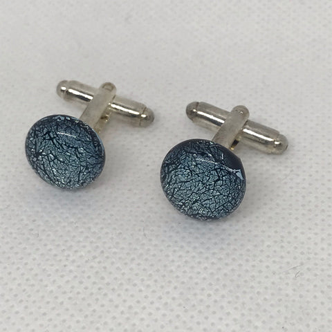 Cufflinks hand made glass