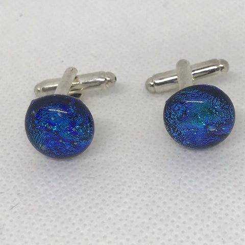 Cufflinks hand made glass