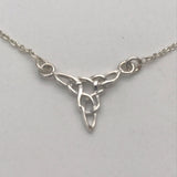 Simple Silver Celtic Triquetra Necklace