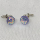 Cufflinks hand made glass