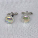 Cufflinks hand made glass