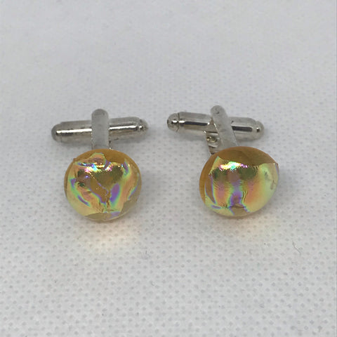 Cufflinks hand made glass