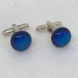 Cufflinks hand made glass