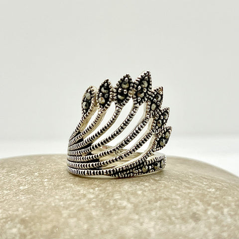 Marcasite Thaicrown Ring