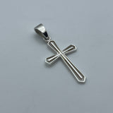 Cut Out Crossed Pendant