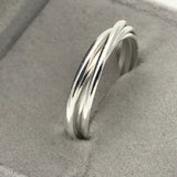 Russian Wedding Four Band Mens Ring