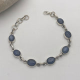 Semi precious mid blue stone