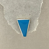 Sterling Silver Triangle Earrings