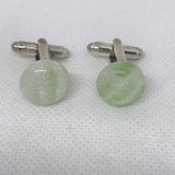 Cufflinks hand made glass