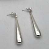 Shiny Elongated Club Shape Earrings