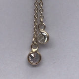 Sterling Silver Freshwater Natural Baroque Pearl CZ Dangle Earrings