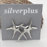 Shiny Starfish Stud Earrings