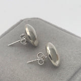 Shiny Button Earrings (large)