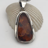 Amber Stone Pendant