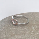 Rose Gold Infinity Ring