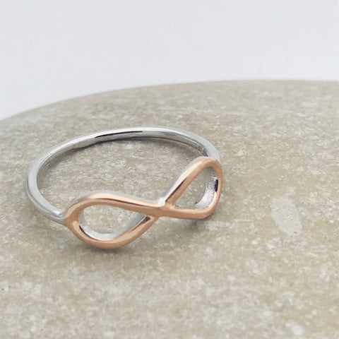 Rose Gold Infinity Ring