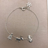 Christmas Charm Chain Bracelet