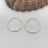 Simple Hoop Earrings 16 mm