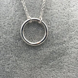 Single Circle Chain Necklace
