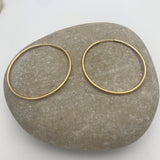 Gold filled hoops