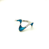 Sterling Silver Ocean Wave Ring