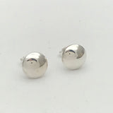 Shiny Button Small Stud Earrings
