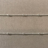 Sterling Silver Fancy Sparkle Balls Necklace 1 mm/1.9 mm