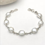 Semi Precious Pearl Bracelet